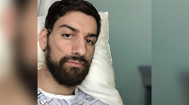 "Trump itham edilirse sol testisimi bağışlarım" diyen kişi hastaneden fotoğraf paylaştı