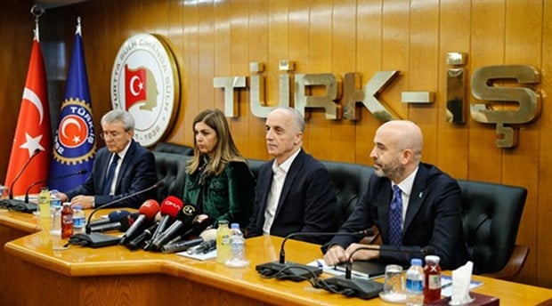 Türk-İş, Hak-İş ve DİSK'ten ortak açıklama: İnsan onuruna yaraşır bir ücret olmalı