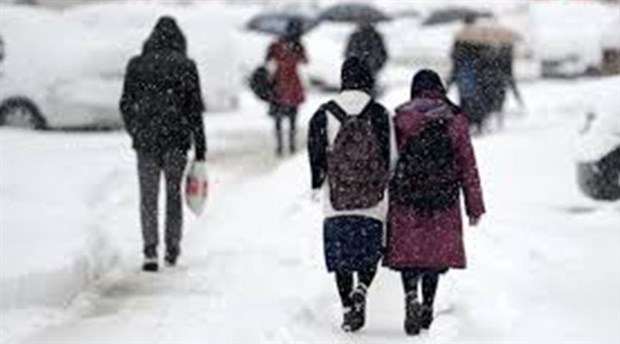 Konya'nın 5 ilçesinde eğitime kar engeli