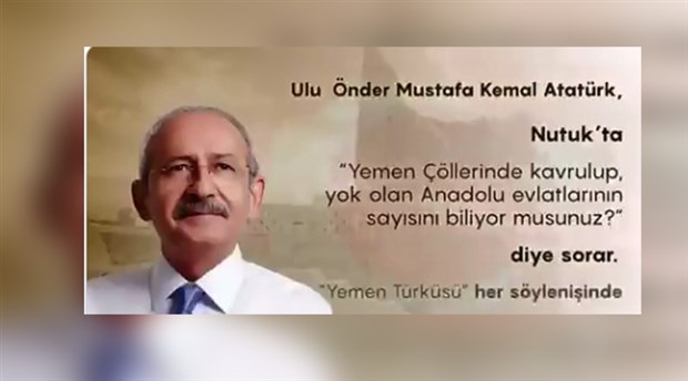 Kılıçdaroğlu'ndan Yemen türkülü ‘Libya’ videosu