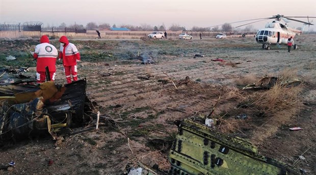 İran'dan havalanan Ukrayna Havayolları'na ait yolcu uçağı düştü