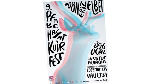 9. Pembe Hayat KuirFest’in 3D afişi yayında