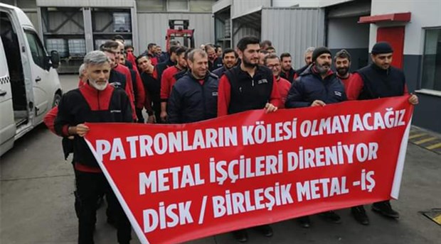 Metal fabrikalarında adım adım greve doğru