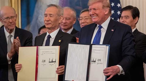 ABD ile Çin, birinci faz ticaret anlaşmasını imzaladı