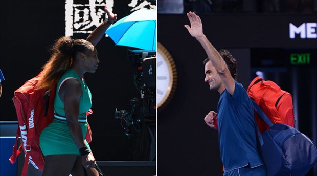 Williams ve Federer, Avustralya Açık'ta 3. tura yükseldi