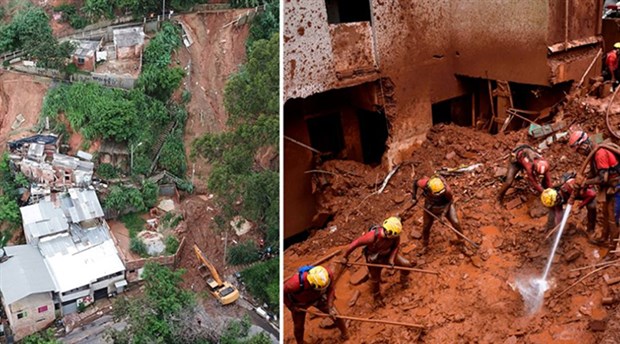 Brezilya'da sel ve heyelanlarda 46 kişi öldü