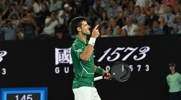 Avustralya Açık'ta ilk finalist Djokovic