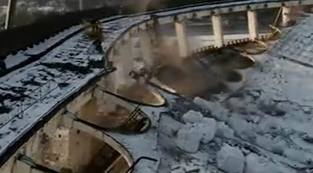 Rusya'da işçilerin çalıştığı tesis çöktü