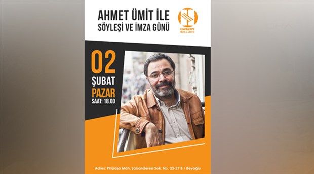 Ahmet Ümit Hasköy'de okurlarıyla buluşacak