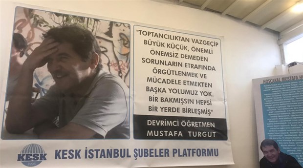 Devrimci öğretmen Mustafa Turgut, ölümünün 3.yılında Kadıköy'de anıldı