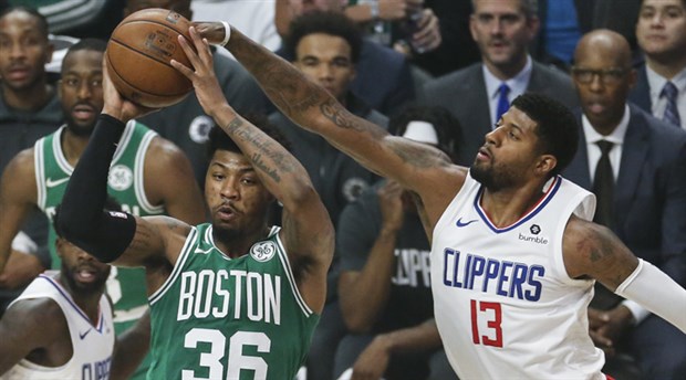 İki uzatmalı maçın galibi Boston Celtics
