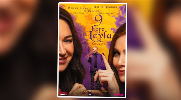 Ezel Akay'ın yeni filmi '9 kere Leyla'nın afişi yayınlandı