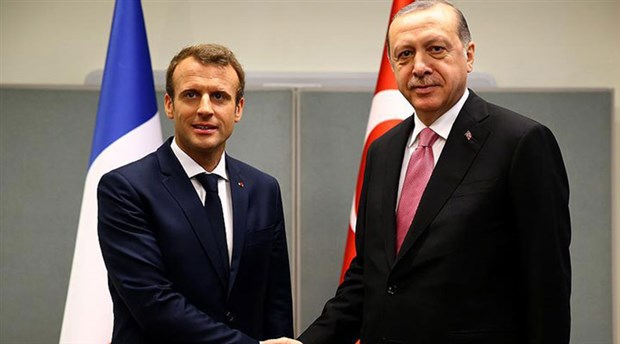 Erdoğan ve Macron'dan İdlib görüşmesi