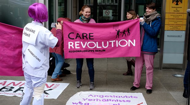 The Protest of Women Healthcare Professionals in Berlin