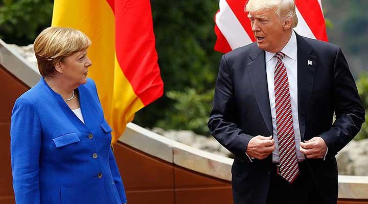 Merkel ile Trump telefonda görüştü