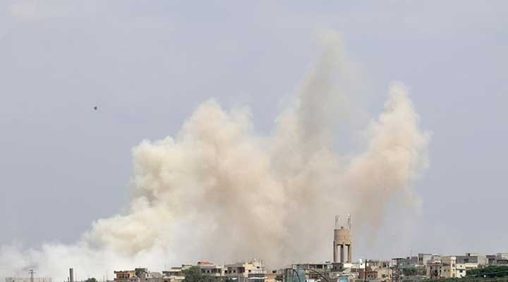 SANA: İsrail uçakları Lübnan hava sahası üzerinden Humus'a saldırı düzenledi