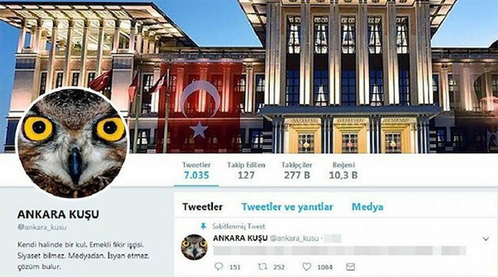 'Ankara Kuşu' hesabını yöneten kişi FETÖ'den gözaltına alındı