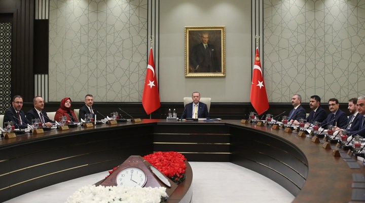 Erdoğan kabinesini topladı