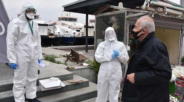 İzmir'de sokakta koronavirüs testi