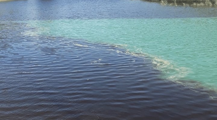 Maraş’ta Sır Barajı göletindeki renk değişimiyle ilgili inceleme başlatıldı