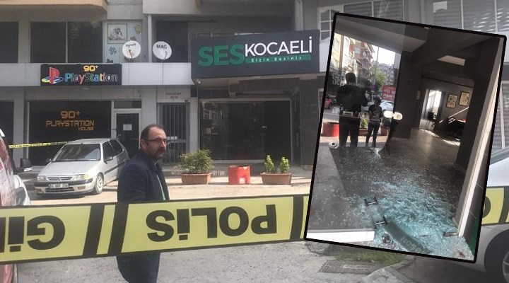 İzmit'te gazete binasına silahlı saldırı