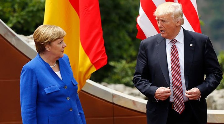 Trump'tan Merkel'e 'Zafer Günü' telefonu