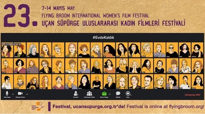 23. Uçan Süpürge Uluslararası Kadın Filmleri Festivali video konferanslı törenle kapandı
