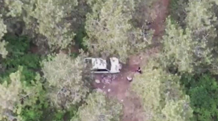 Yasağı ihlal edip piknik yapanlar drone’a ‘takıldı’