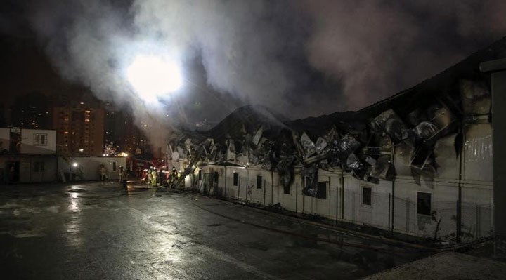 Şantiyede yangın: 1 işçi hayatını kaybetti, 5’i yaralandı
