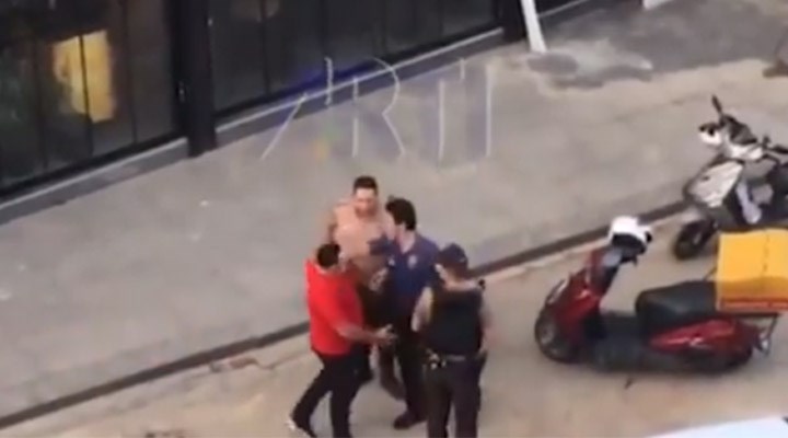 Kadıköy'de kuryeyi darp eden polis görevden uzaklaştırıldı