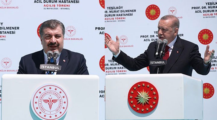 Erdoğan ve Koca'dan 'salgın' açıklamaları