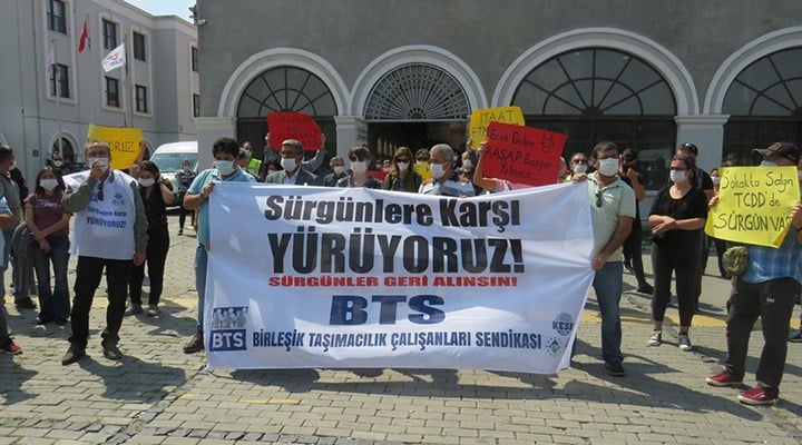 Demiryolu emekçileri Ankara’ya yürüyor