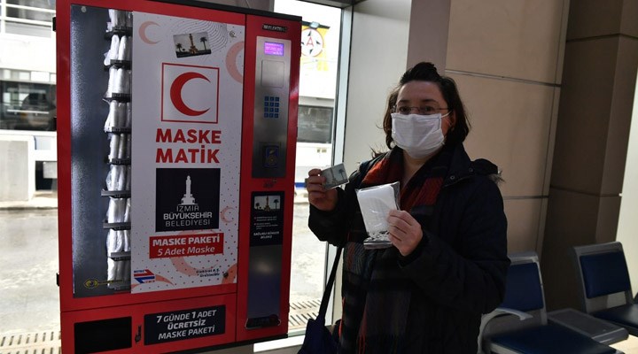Maskematikler aracılığıyla ücretsiz dağıtılan maske sayısı 6 milyona yaklaştı