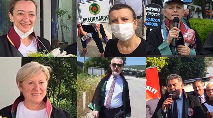 80 baro başkanının Ankara'ya başlattığı yürüyüş devam ediyor