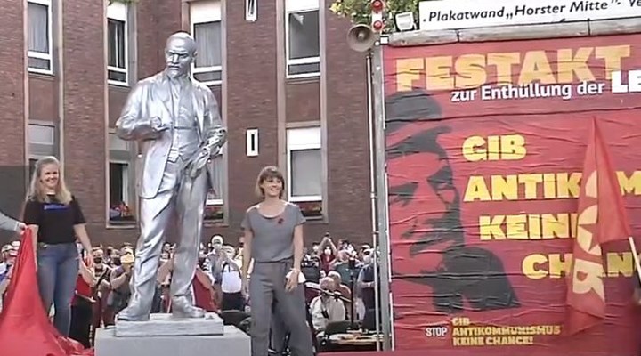 Almanya’nın batısındaki ilk Lenin heykeli açıldı