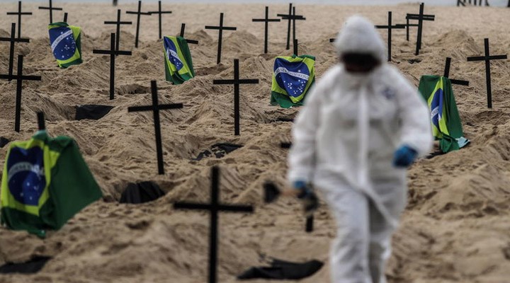 Brezilya salgında 50 bin ölümü aşan ikinci ülke oldu