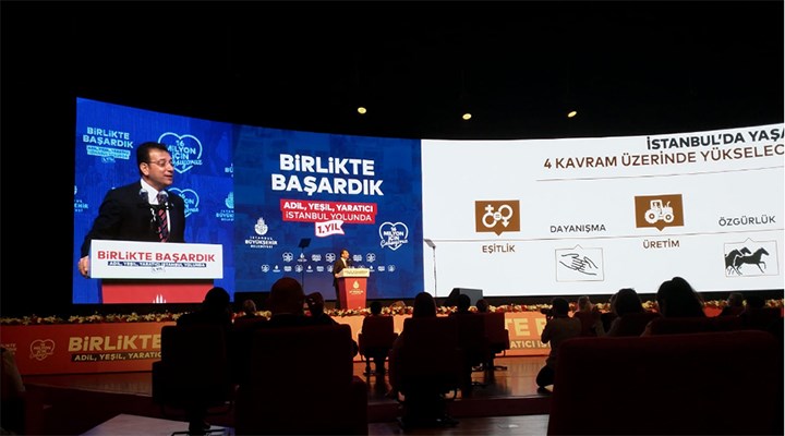 İmamoğlu, 16 milyon İstanbulluya 1 yılın hesabını verdi