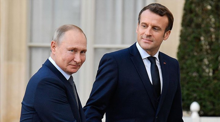 Putin ve Macron’dan Libya görüşmesi
