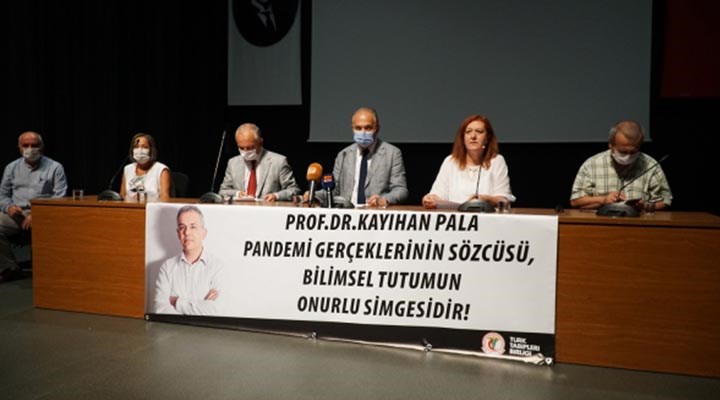 TTB Bursa’da basın açıklaması düzenledi: Kayıhan Pala yalnız değildir