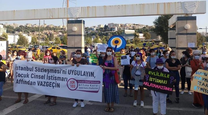"İstanbul Sözleşmesi'ni uygulayın, çocuk cinsel istismarı affından vazgeçin"