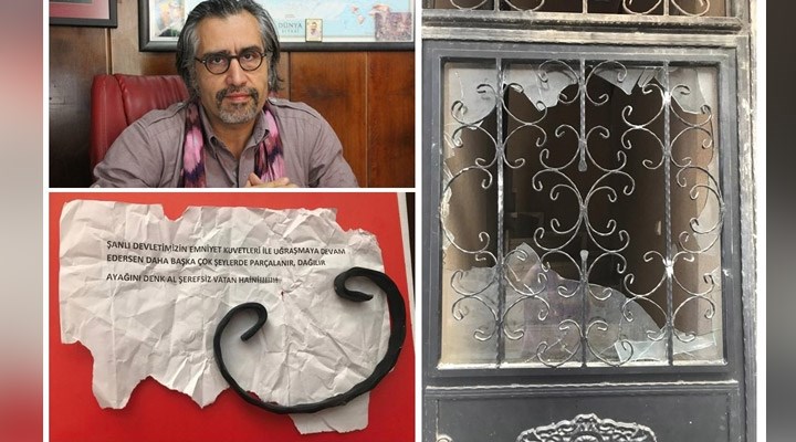 Avukat Şiar Rişvanoğlu'nun bürosuna saldırı: Saldırganlar tehdit notu bıraktı