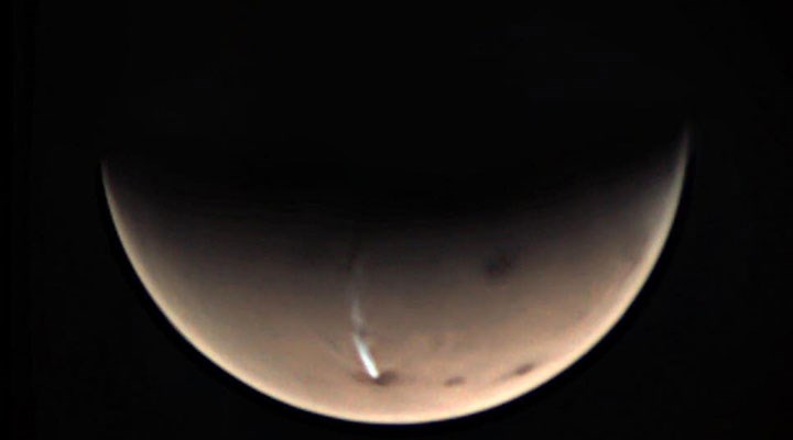 Mars’taki ‘gizemli bulut’ yeniden görüldü