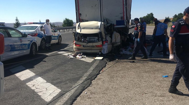 Konya-Ankara kara yolunda trafik kazası: 5 can kaybı