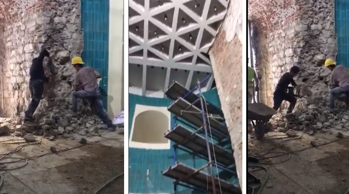 Galata Kulesi'nde 'restorasyon' tahribatı: "IŞİD'in yaptığından farksız"