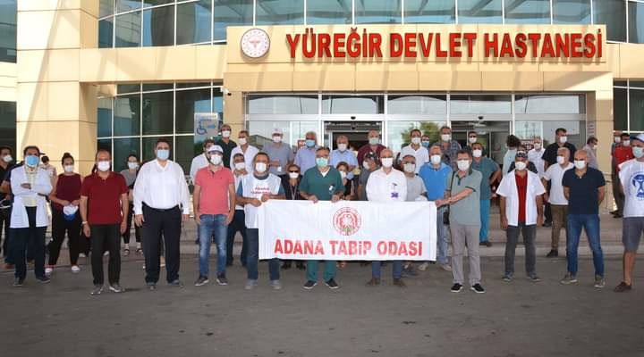 Adana Tabip Odası: Sağlık çalışanları nefes alamayacak hale geldi