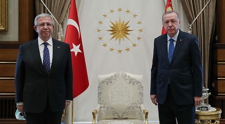 Erdoğan ve Yavaş Beştepe’de görüştü