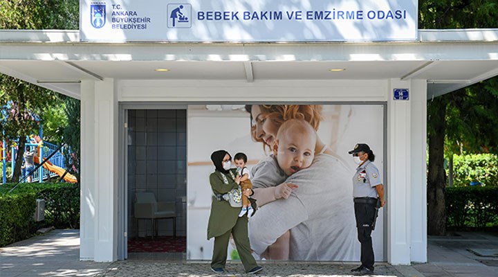Ankara Büyükşehir Belediyesi bebek bakım odalarının sayısını artırdı