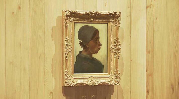 Van Gogh'un 'Kadın Başı' tablosu 1.6 milyon Euro'ya satıldı