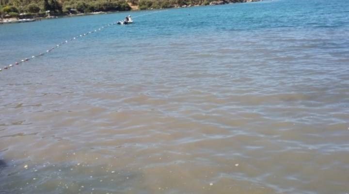 Milas'ta kanalizasyon suyu denize aktı