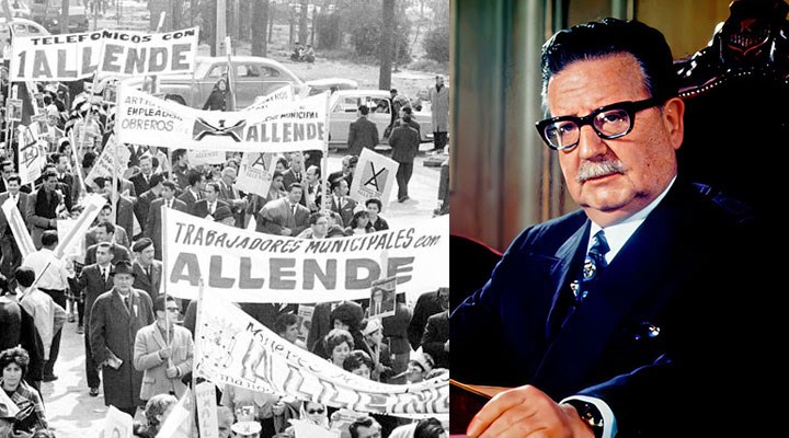 Allende Şili sokaklarında yaşamaya devam ediyor